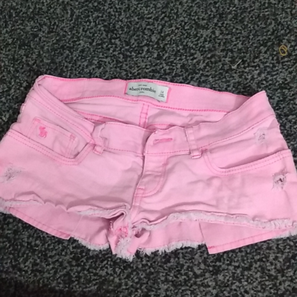 Abercrombie pink shorts